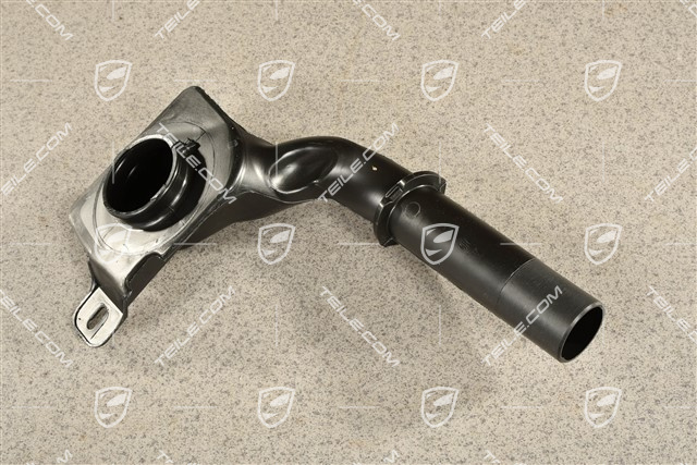 Filler neck for windshield wash system reservoir / tank