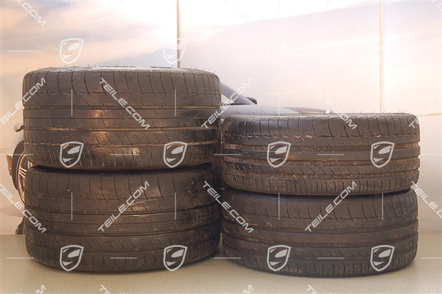 19" Sommerräder Satz TURBO II, Felgen 8J x 19 ET57 + 11J x 19 ET67 + NEUE Sommerreifen 235/35 ZR19 + 295/30 ZR19