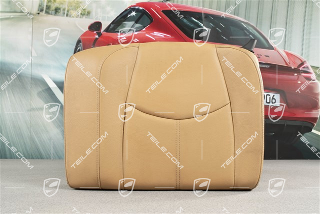 Back seat backrest, Coupe/Targa, leatherette, Sand beige, L