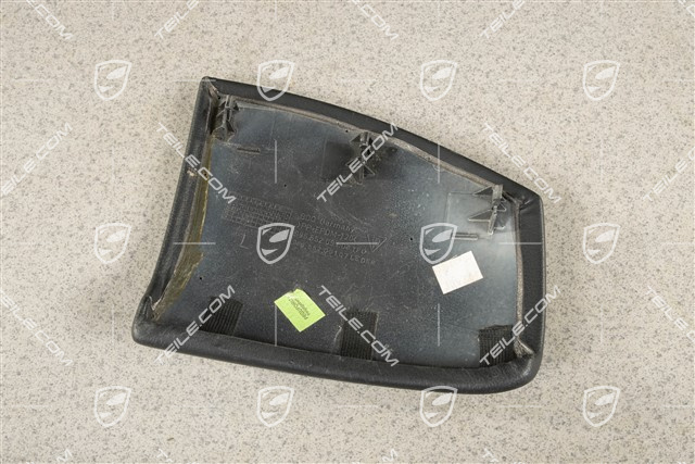Centre console side trim, leatherette, Black, L