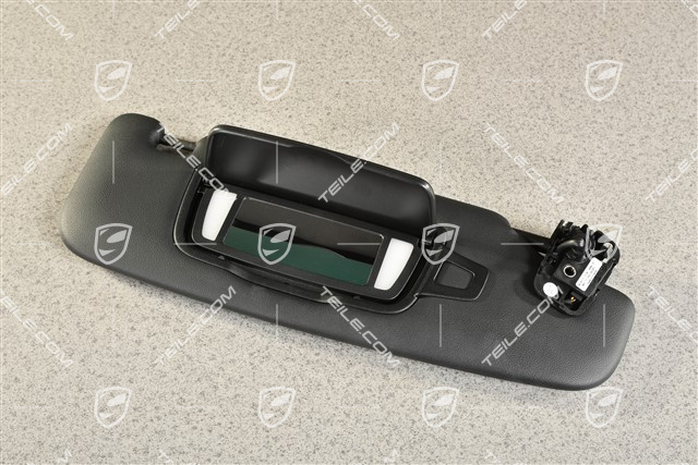 Sonnenblende, Coupé, Schwarz, R