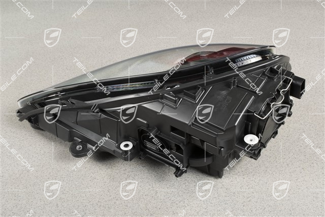 LED headlight, PDLS Plus, black, set, L+R