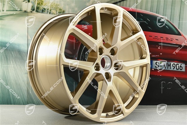 21" komplet felg Panamera Sport Design, 9,5J x 21 ET71 + 11,5J x 21 ET69, neodyme