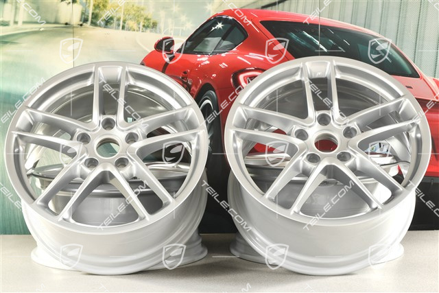 19-inch Panamera Turbo II wheel set, 10J x 19 ET61 + 9J x 19 ET60