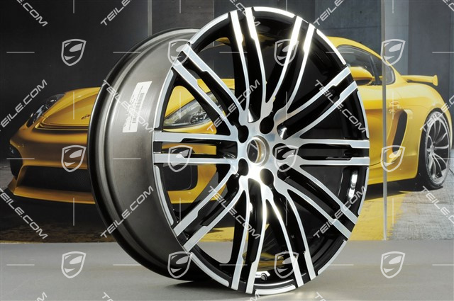 21'' Turbo III Felge, 9J x 21 ET26, schwarz hochglanz
