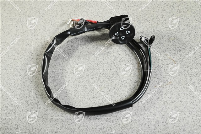 Switch for electric seat adjustment, longitudinal vertical adjustment front/rear up/down range adjustment