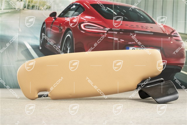 Sonnenblende, Cabrio, Kunstleder, Sandbeige, R