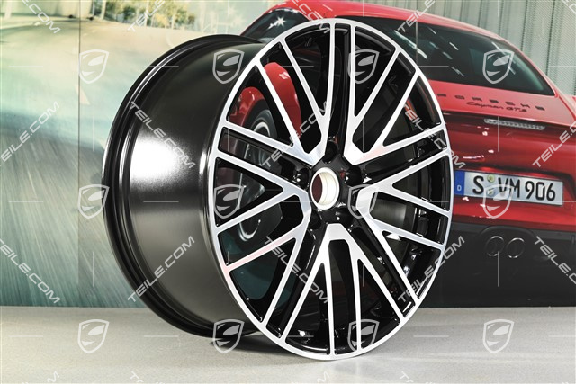 22" Felge Turbo Design, 11,5J x 22 ET61, schwarz hochglanz