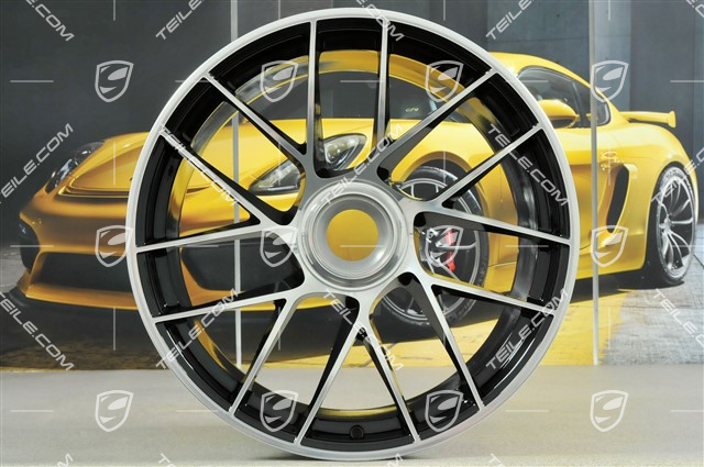 20-inch wheel rim set Turbo Sport III, central lock, 9J x 20 ET51 + 11,5J x 20 ET56, black