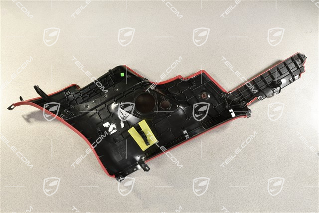 Seitenwandverkleidung, Coupe. Leder, Bordeauxrot, R