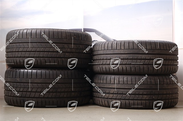 19" Sommerräder Satz "911 Turbo II", Felgen 8J x 19 ET57, 9,5J x 19 ET46 + Reifen 235/35 ZR19 + 265/35 ZR19