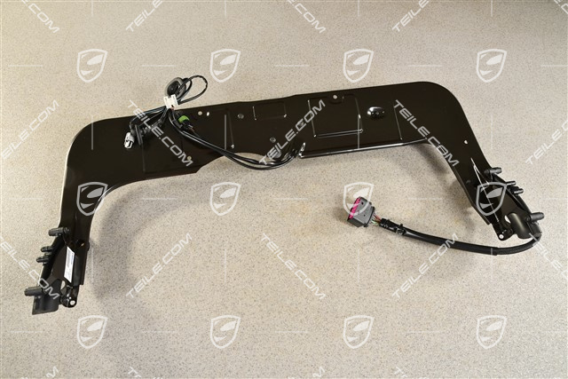 Spoiler drive, rear (engine lid), set incl. 2 x outrigger a. drive, coupé