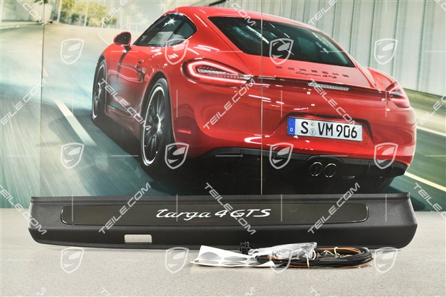 Eintiegsleisten beleuchtet, Carbon, 1pc (Targa 4 GTS)