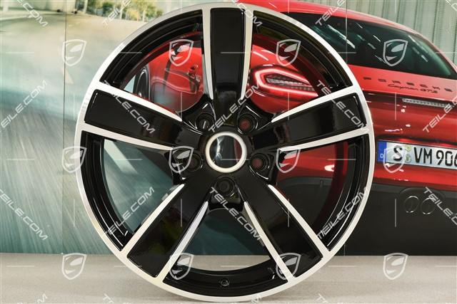 20" Felge Sport Classic Komfort, 9J x 20 ET50, schwarz hochglanz