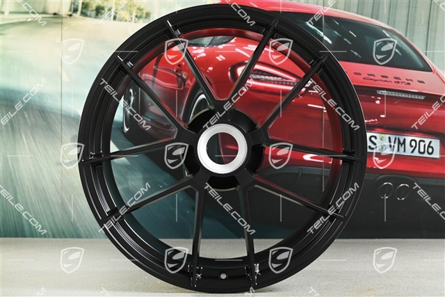 20+21" Carrera GTS wheel set, rims 8.5J x 20 ET50 + 11J x 21 ET82, black satin matt