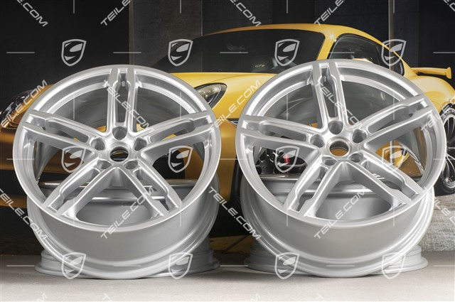 19"-inch alloy wheel set Macan Turbo/Sport Design, 8,5J x 19 ET21 + 9J x 19 ET21