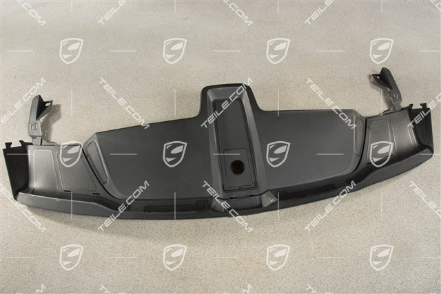 Blende Schlossträger / Schlossabdeckung, Schwarz