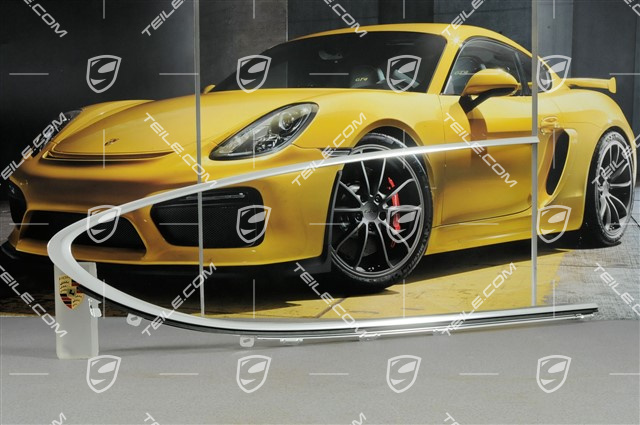 Moulding, Door channel, incl. sealing, rear, Long wheelbase, Aluminium, R Moulding, Door channel, incl. sealing, rear, Long wheelbase, Aluminium, R