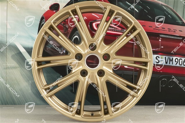 20" Felge Exclusive Design, 9,5J x 20 ET71, für Winterbetrieb, Aurum Seidenmatt