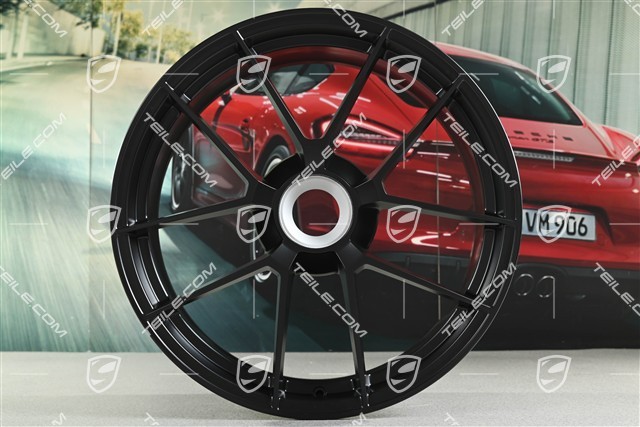 20" Felge "Carrera GTS", Zentralverschluss, 8,5J x 20 ET50, schwarz seidenmatt