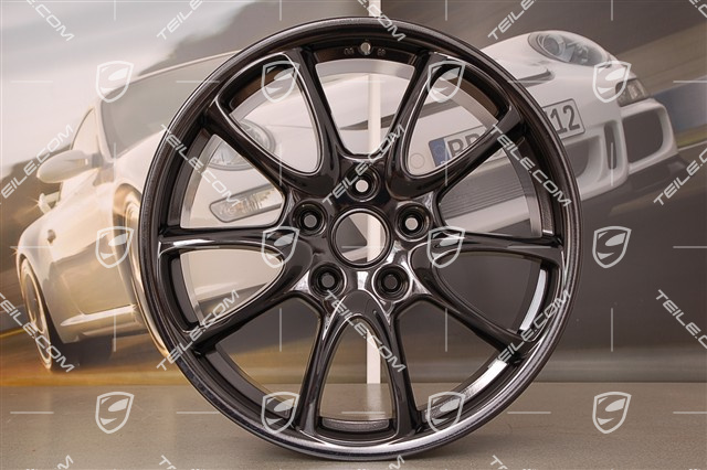 19" GT3 Felgensatz, 8,5J x 19 ET53 + 12J x 19 ET68, schwarz