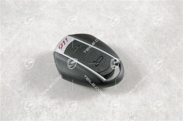 Design Key Head Remote Housing, with Porsche crest and "911" logo