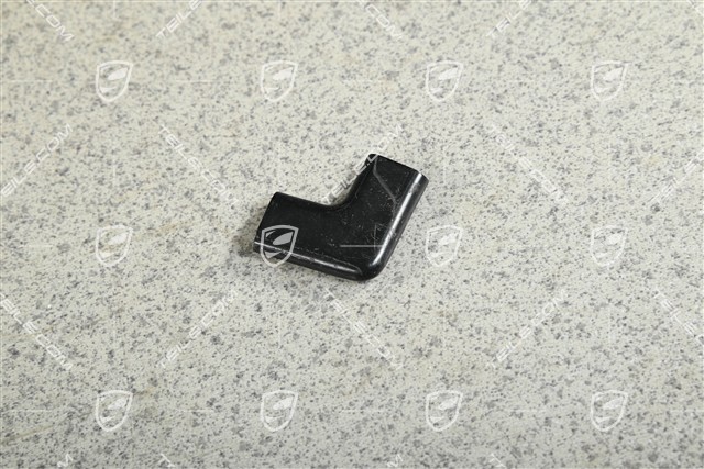 Plastic trim piping connecting piece, Upper, Black, L=R Plastic trim piping connecting piece, Upper, Black, L=R