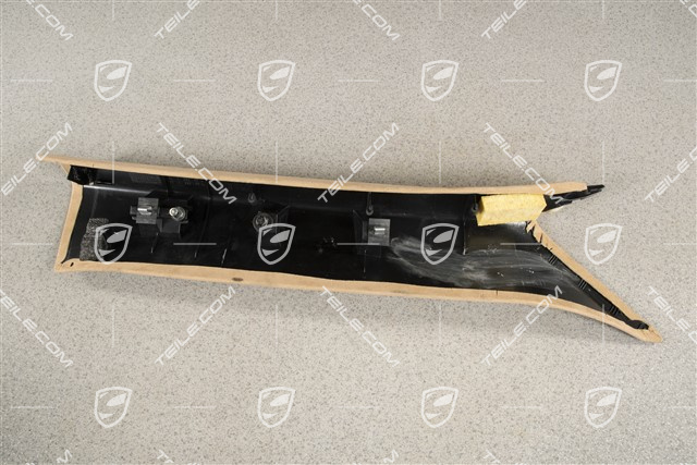 Verkleidung von A-Säule, Alcantara Luxorbeige, Coupe, L