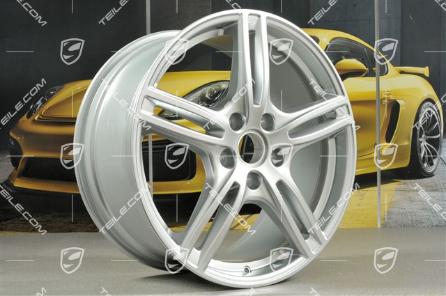 20" Felgensatz Panamera Turbo, 9,5J x 20 ET71 + 11,5J x 20 ET68, Brilliantchromlack