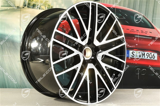22" Felga Turbo Design, 11,5J x 22 ET52, czarny wysoki połysk
