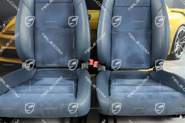 Sitze, manual einstellbar, Kunstleder/Alcantara, Yachtingblau, Satz (L+R)