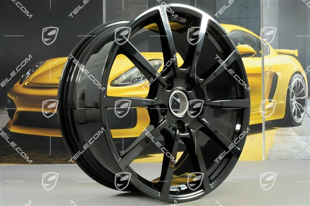 20" Felga Carrera Classic (II), 8,5J x 20 ET49, czarny połysk