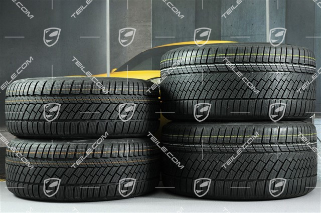 19" Komplet kół zimowych Carrera, felgi 8,5J x 19 ET54 + 11J x 19 ET48 + opony zimowe Continental 235/40 R19 + 295/35 R19, bez czujników ciśnienia