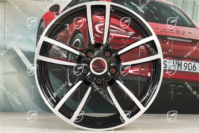 20" Felga Cayenne Sport, 10,5J x 20 ET55, czarny wysoki połysk
