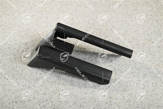Front seat rail cover, Black, R