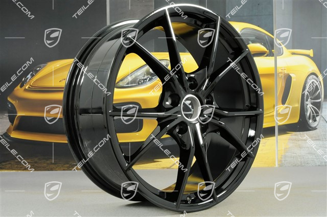 20" Felga Carrera S IV, 8J x 20 ET57, czarny połysk