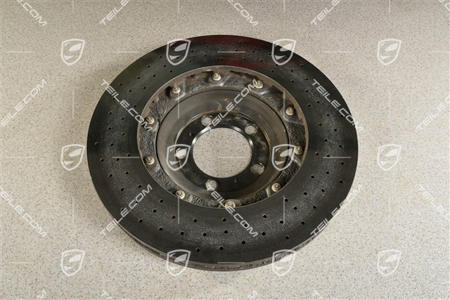 PCCB Ceramiczna tarcza hamulcowa, GT3/GT3RS/GT2RS, lekko uszkodzona, R