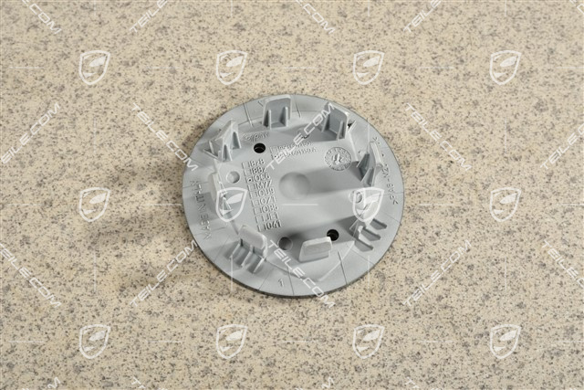 Hub cap, concave, coloured crest, GT Titanium