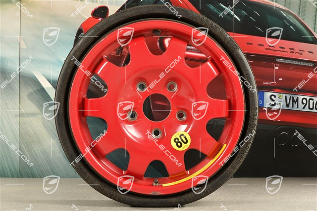 Spare wheel with collapsible tyre, 5,5 x 16 ET 33, tyre 165/70 R16