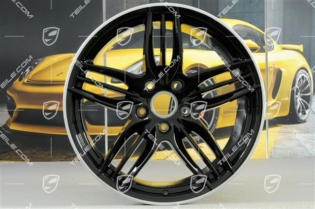 20-inch wheel, Sport Design, 11J x 20 ET52, black high gloss