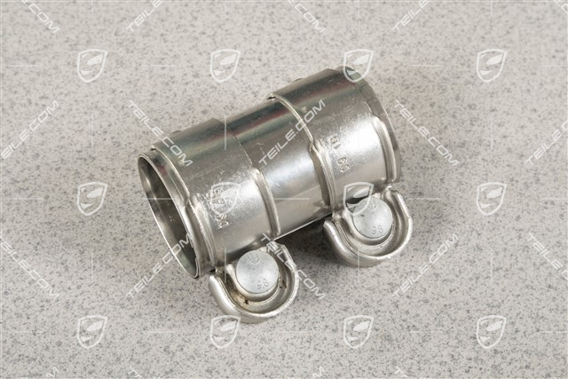 Main exhaust muffler clamping sleeve / clamp / fitting