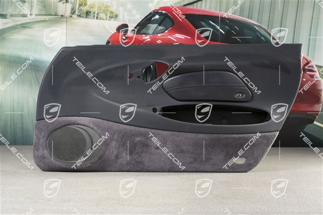 Türverkleidung mit Airbagblende, Klangpaket, Kunstleder, Metropolblau, R