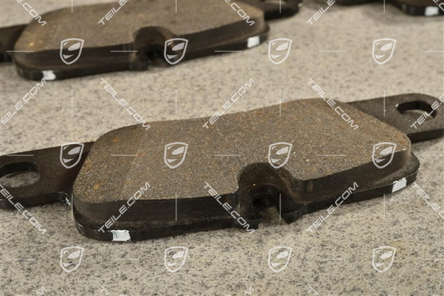 Brake pad set, rear axle, PCCB, L+R