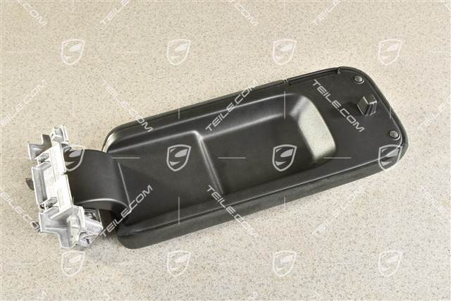 Armlehne/ Mittelkonsole, Deckel / Blende, Alcantara, Schwarz