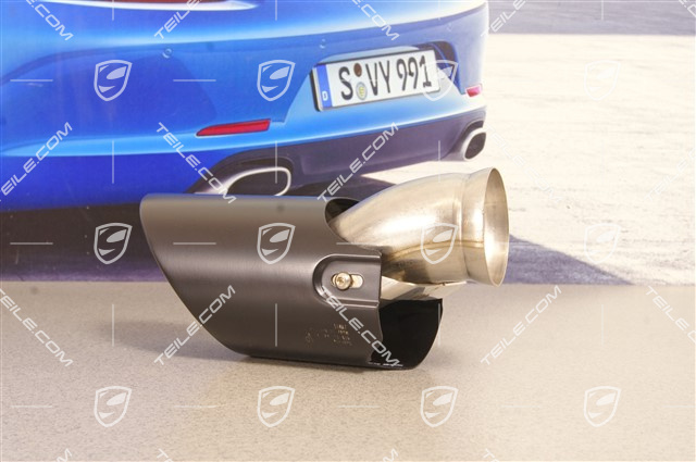 Exhaust system tail pipe, black, outer,  GTS, L