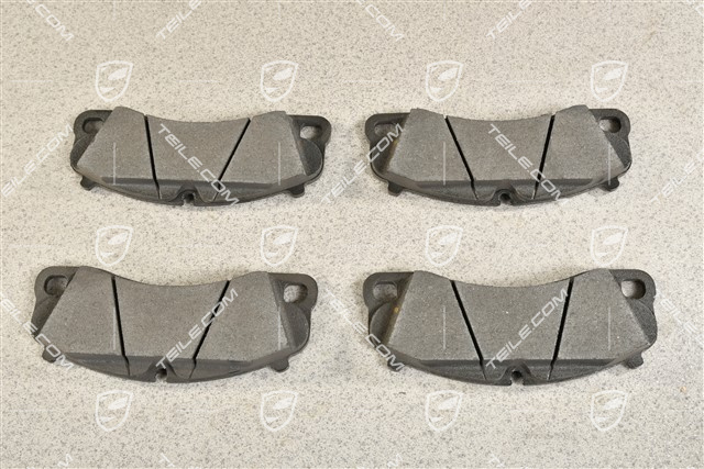 Brake pad set, front axle, GT4, L+R