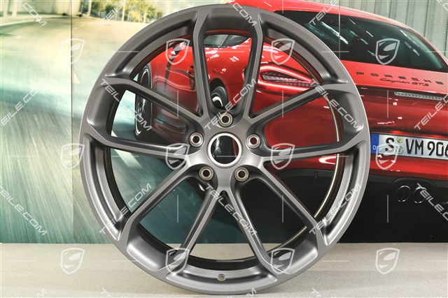 22" Felga Turbo GT, 11,5J x 22 ET52, Vesuvgrau