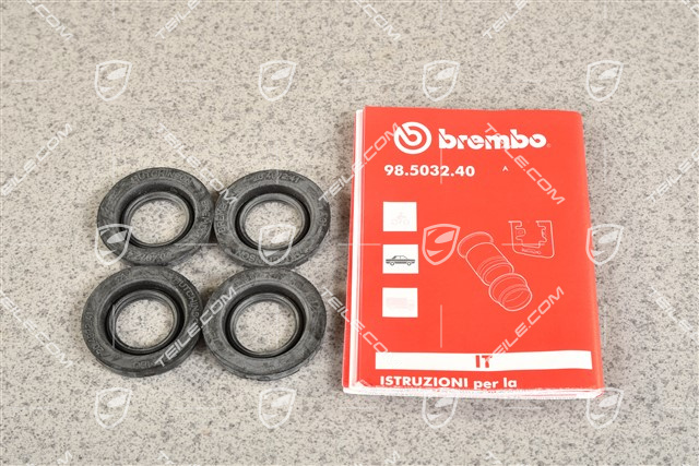Repair set, 1 set protective caps 30mm for fixed callipers rear