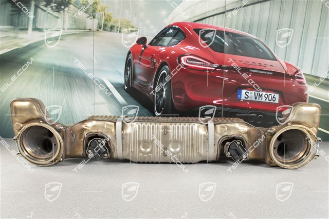 Main exhaust muffler GT3
