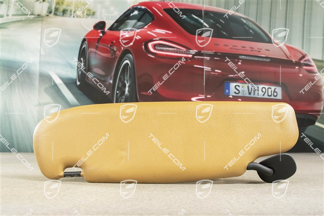 Sonnenblende, Coupe, Kunstleder, Savannabeige, R